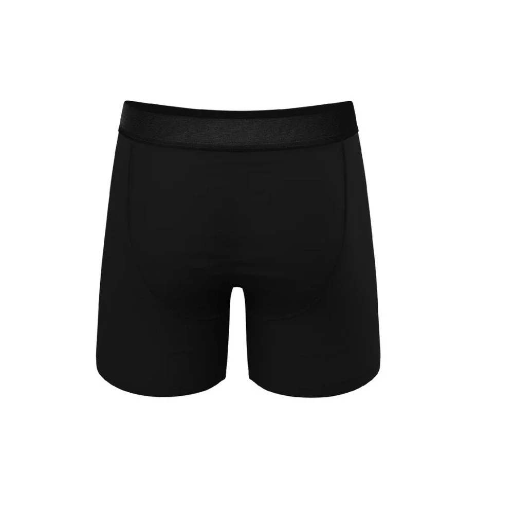Shinesty Ball Hammock Boxer Briefs Fly Threat Level Midnight Black Mens XL NEW